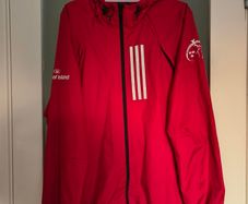 2019-20 Munster Rugby Adidas Hooded Rain Jacket