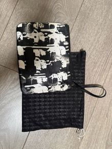 Monochrome wristlet clutch bag Karl lagerfeld