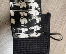 Monochrome wristlet clutch bag Karl lagerfeld