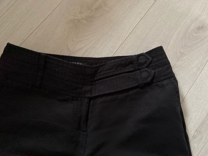 Savida Black Limen Mix Wide Leg Trousers Size 10