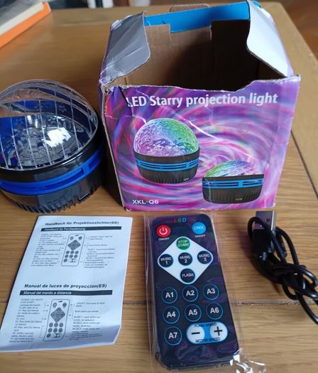 Child's Karaoke Machine &LED Light