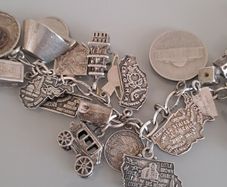 silver charm bracelet