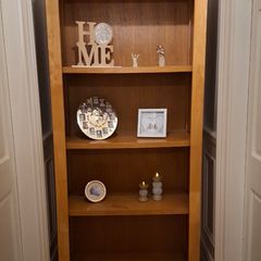 Solid Oak Bookcase / Display Unit