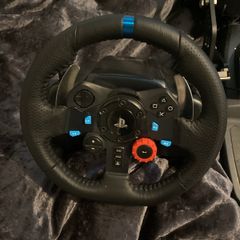 g29 steering wheel,pedals, gear stick and handbrake
