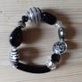 murano glass bracelet black new Image 3