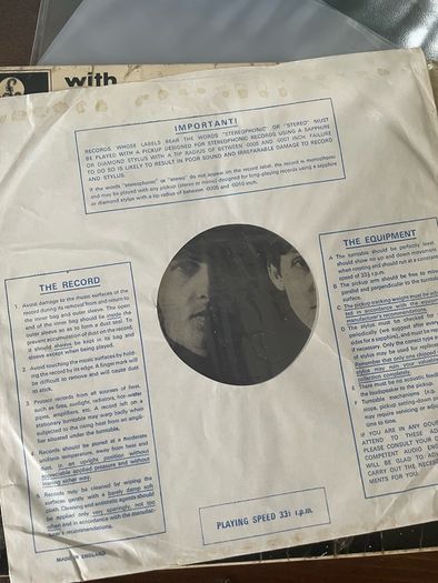 The Beatles - With The Beatles (1963 / First Press / Mono)