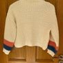 Cream colour Knitted Sweater    Neck Jumper size 146 cm Image 5