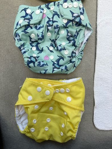 LittleLamb One Size Pocket Nappies 3 and 6 Bamboo Boosters