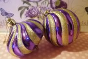 3 Large Christmas Baubles