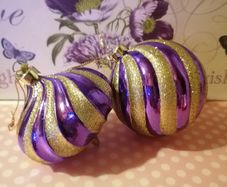 3 Large Christmas Baubles