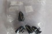 (New) Scalextric C8145: 4x Black Short Stem Guide Blade