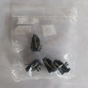 (New) Scalextric C8145: 4x Black Short Stem Guide Blade