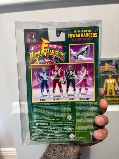 Mighty Morphin Power Ranger flip heads by Hasbro
