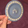 1995 Wedgewood Blue Jasper Libra plate Image 3