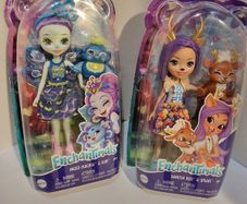 2x New Enchantimals Dolls (Danessa Deer & Patter Peacock) - Unopened
