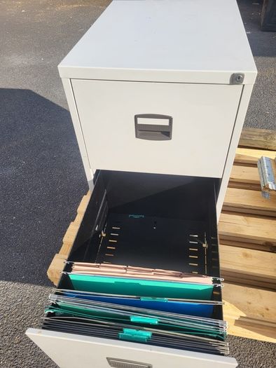 2 Drawer Metal Filing Cabinet