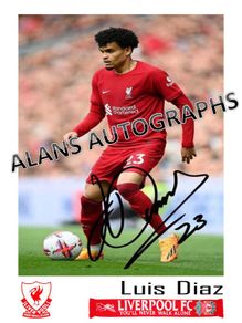 Liverpool -  Luis Diaz  Autograph