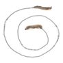 53" Gray Round Bead Wrap Necklace by Hildie & Jo Image 3