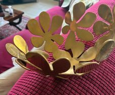 Vintage Brass Fruit Bowl