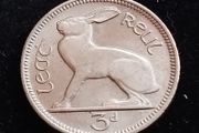 Ireland - 1966 - 3 Pence - Hare - UNC - KM.12a - [2230]