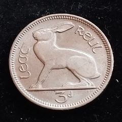 Ireland - 1966 - 3 Pence - Hare - UNC - KM.12a - [2230]