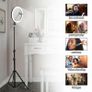 10" LED Ring Light Photographic Selfie Ring Lighting with Stand for Smartphone Youtube Makeup Video Studio Tripod Ring Light Image 4