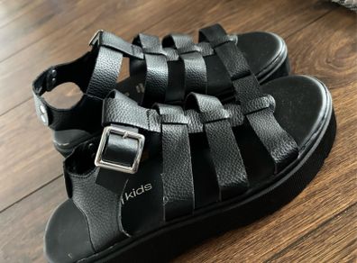 Schuh black platform sandals
