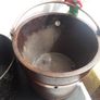 Antique copper bound bucket with internal metal bucket Image 3