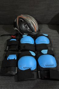 Kids Safety Helmet & Protective Pads Set