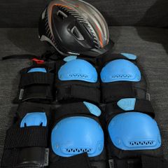 Kids Safety Helmet & Protective Pads Set