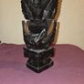 Carved Wooden Indonesian Garuda Bird Statue Image 4