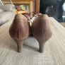 Clarks soft wear beige high heels  genuine leather size UK8 EU42 Postage included Image 4