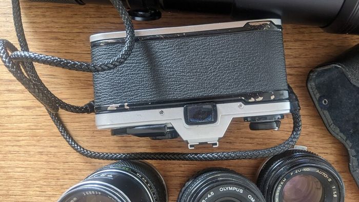 Vintage Olympus Camera and lenses