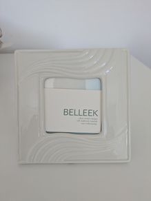 Belleek china photo frame