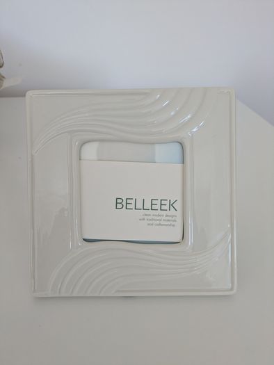 Belleek china photo frame
