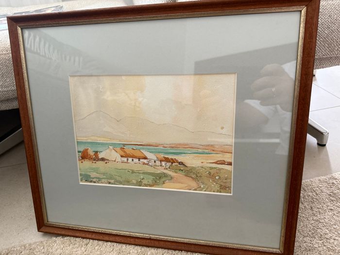 Original Signed Watercolour by Maurice C. Wilks RUA ARHA  of The Rosses, Donegal