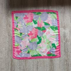 Colourful square scarf, 70 x 70cm