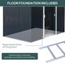 9 x 6FT Garden Storage Shed Image 7