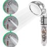 Shower Head Eco Power Original High Pressure Shower Head with Hose and Replacement Stones -3-in-1 Value Kit- with EcoStop Button for Non-Electric Showers Only Image 2