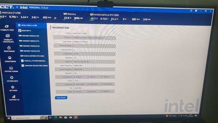 Gaming PC - Intel i7-4790, RTX 2060, 16GB RAM + 27" Monitor