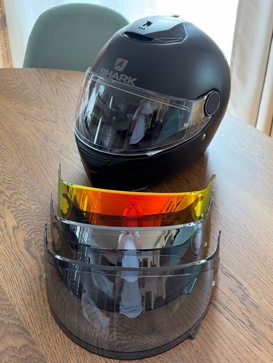 Shark Spartan 1.2 Blank Matt Black Helmet XL size ( 61-62 ) Motorcycle Helmet
