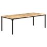 Dining Table 180x90x76 cm Rough Mango Wood Image 10
