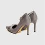 Grey Heels size 6 - with removable ankle strap Image 2