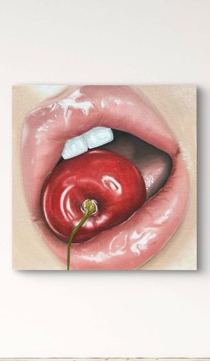 Original oil painting on canvas board