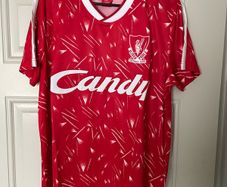 Liverpool Candy Retro Remake 89-91 Home Jersey