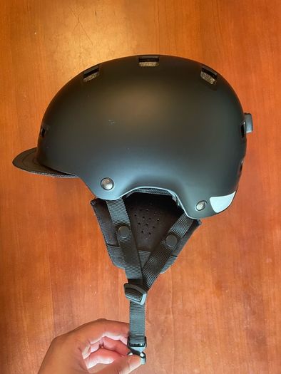 Declathon BTWIN Bowl City Cycling Helmet 500 - Black
