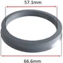 Audi VW BMW Seat Skoda AMG New Alloy Wheel Spigot Rings (57.1 - 66.6) Delivery Image 7