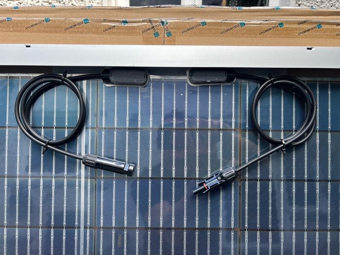 120W 12V Bi Facial solar panel with controller for camper and all other 12V installations