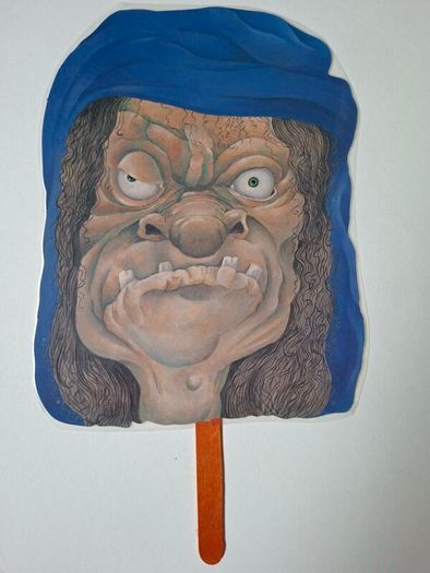Halloween Hand Held Masks (Laminated)