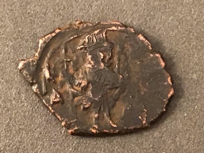 Byzantine Empire Emperor Constans II 641 AD Follis